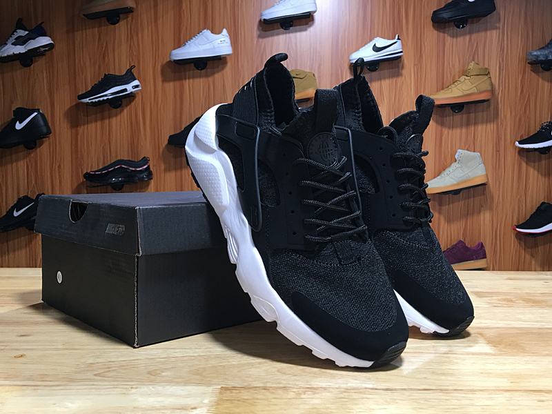 Nike Air Huarache Run Ultra Black White Shoes